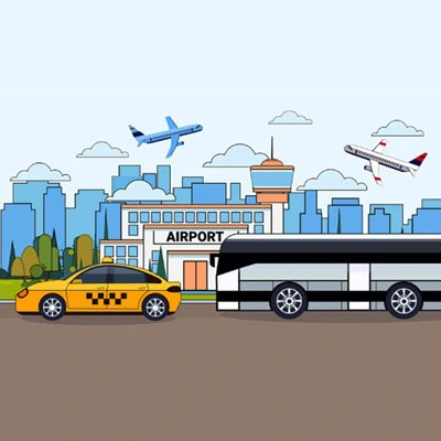 Bus Rental Service for Airport Transfers